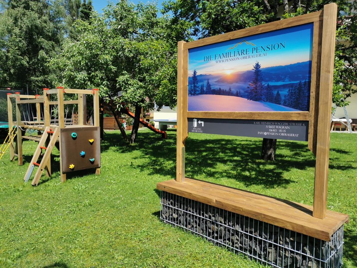 Oberauer Wagrain - Die Eco Familien Hotelpension B&B Eksteriør billede